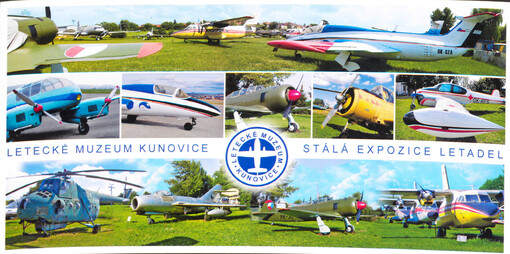 Letecké muzeum Kunovice stálá expozice 23 dopravních, sportovních a vojenských letadel