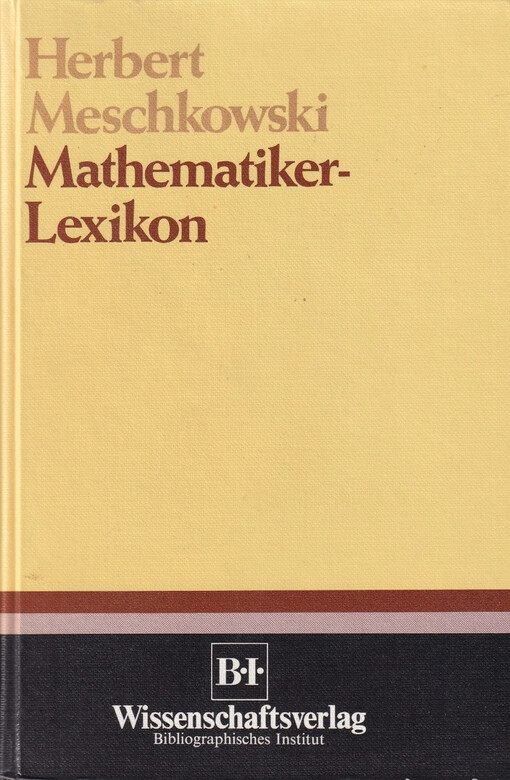 Mathematiker-Lexikon