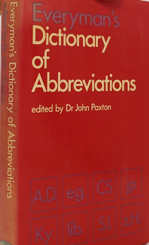 Everyman's dictionary of abbreviations