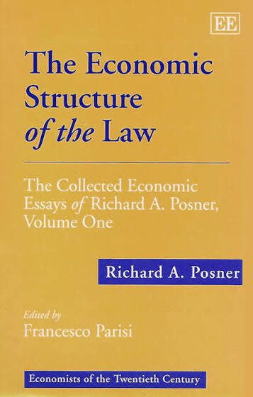 The economic structure of the law.Vol. 1
