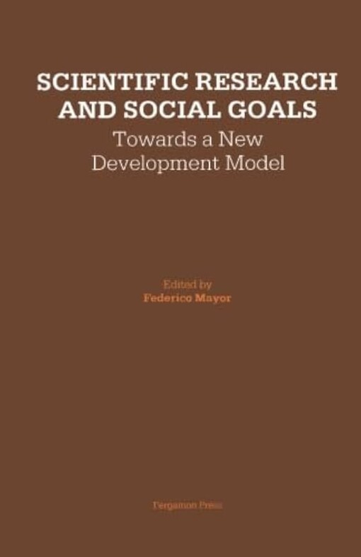 Scientific research and social goals :towards a new development model