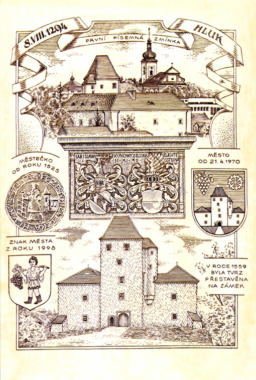 Hluk 8. VIII. 1294 : první písemná zmínka