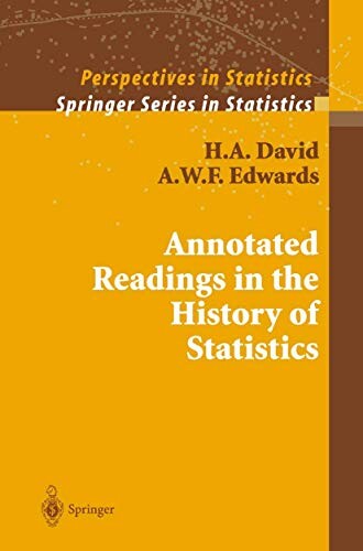 Annotated readings in the history of statistics