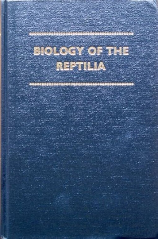 Biology of the reptilia.Neurology