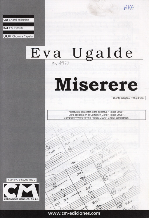 Miserere : chorus a cappella
