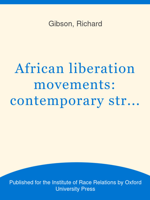 African liberation movements :