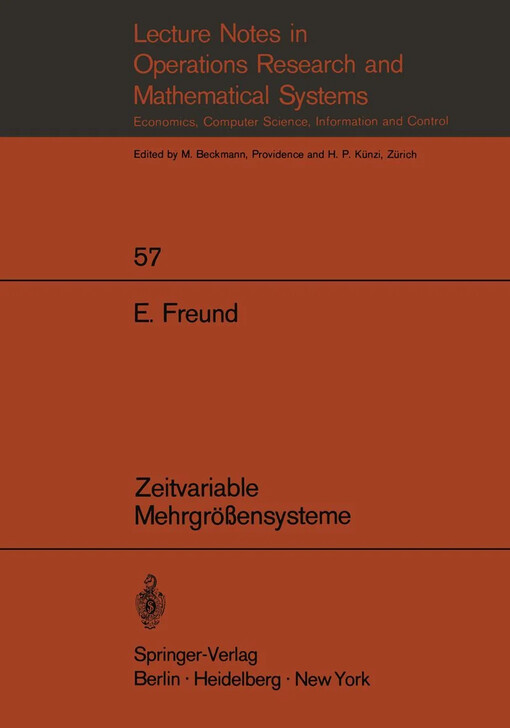 Zeitvariable Mehrgrössensysteme