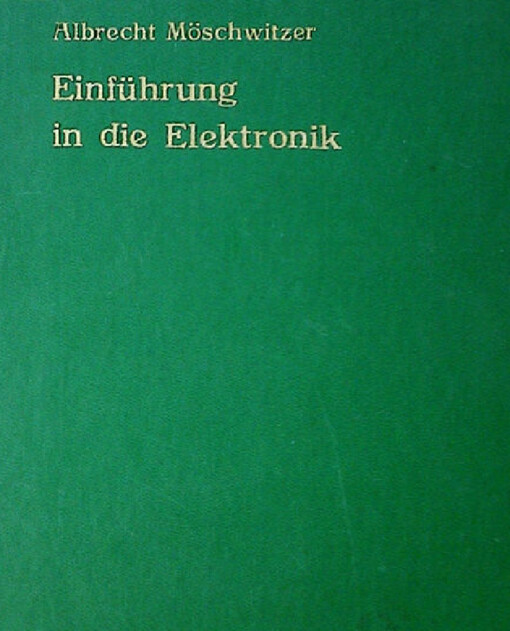 Einführung in die Elektrotechnik, Elektronik