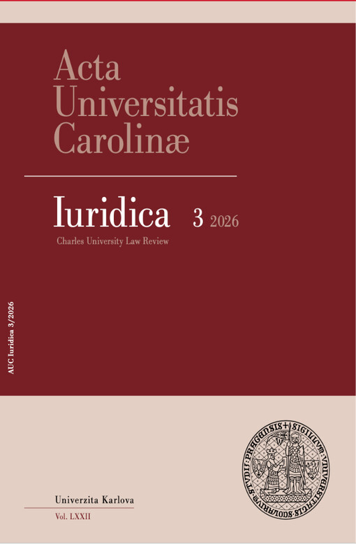 Acta Universitatis Carolinae, Iuridica