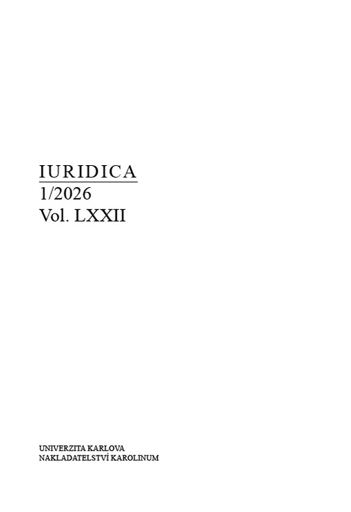 Acta Universitatis Carolinae, Iuridica
