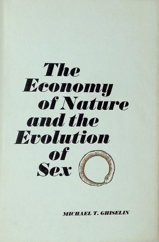 The economy of nature and the evolution of sex