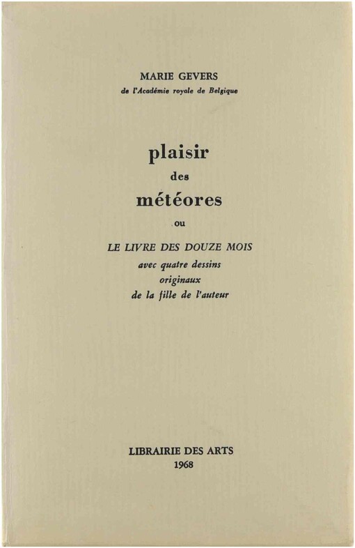 Plaisir des météores, ou, le livre des douze mois