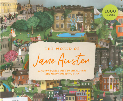 The world of Jane Austen : a jigsaw puzzle with 60 characters and great houses to find