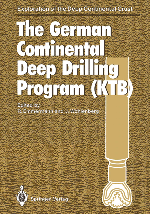 The german Continental deep drilling program (KTB) :site-selection studies in the Oberpfalz and Schwarzwald