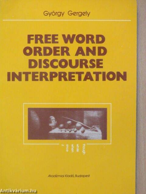 Free word order and discourse interpretation