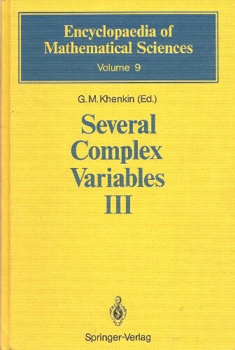 Several complex variables.III,Geometric function theory