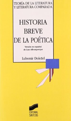 Historia breve de la poética