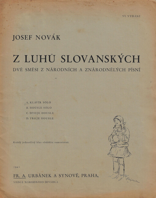 Z luhů slovanských dvě směsi z národních a znárodnělých písní : klavír sólo