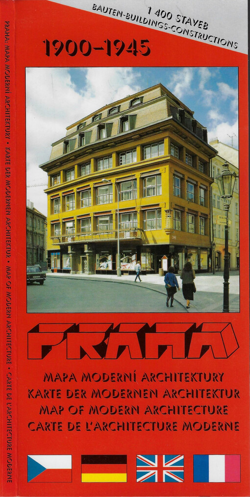 Praha 1900-1945 mapa moderní architektury : 1400 staveb