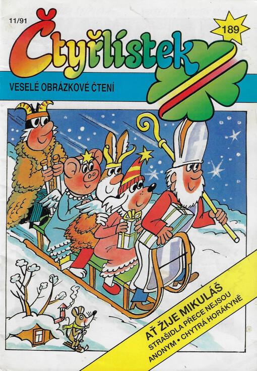 Čtyřlístek : veselé obrázkové čtení