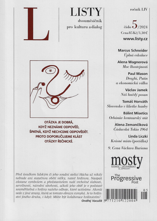 Listy : nezávislý dvouměsíčník