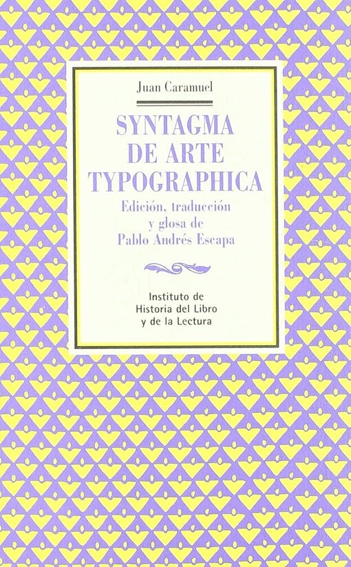 Syntagma de arte typographica /