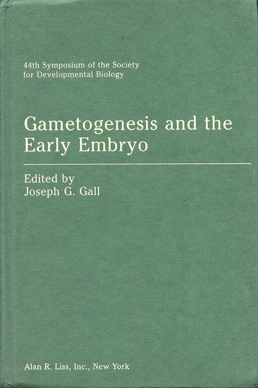 Gametogenesis and the early embryo
