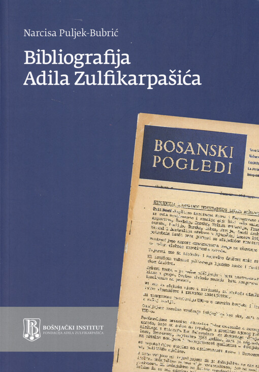 Bibliografija Adila Zulfikarpašića