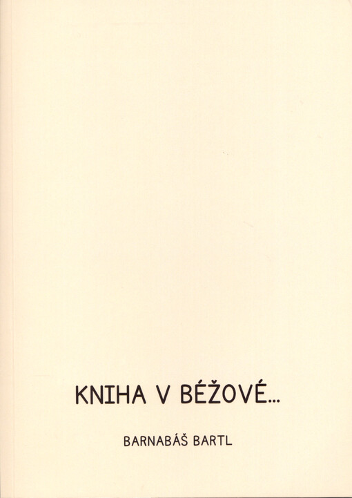 Kniha v béžové...