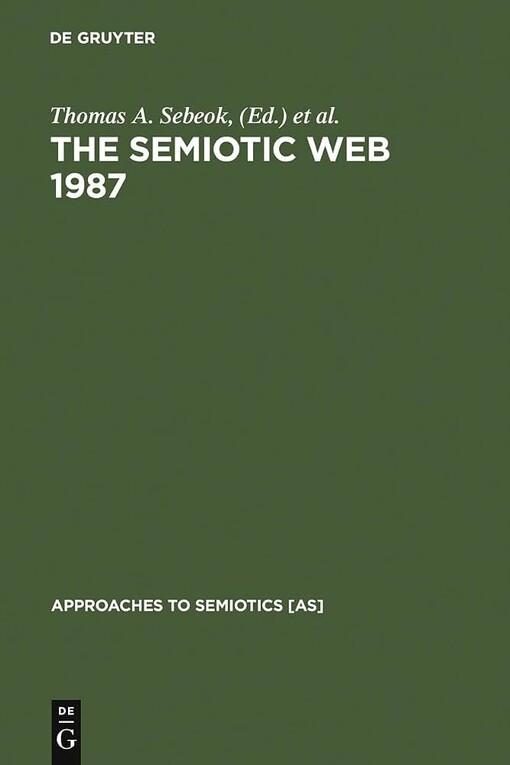 The semiotic web 1987