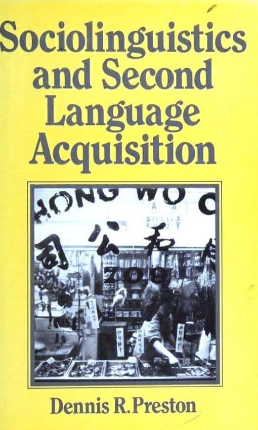 Sociolinguistics and second language acquisition