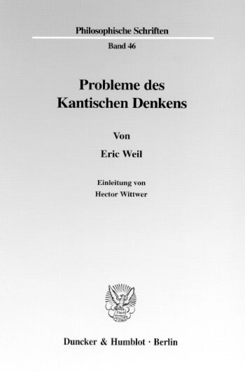 Probleme des Kantischen Denkens