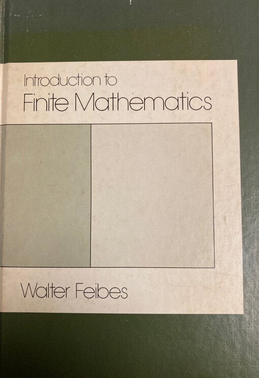Introduction to finite mathematics