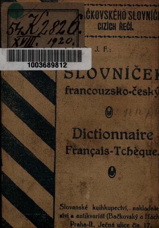 Slovníček francouzsko-český = Dictionnaire français-tchèque