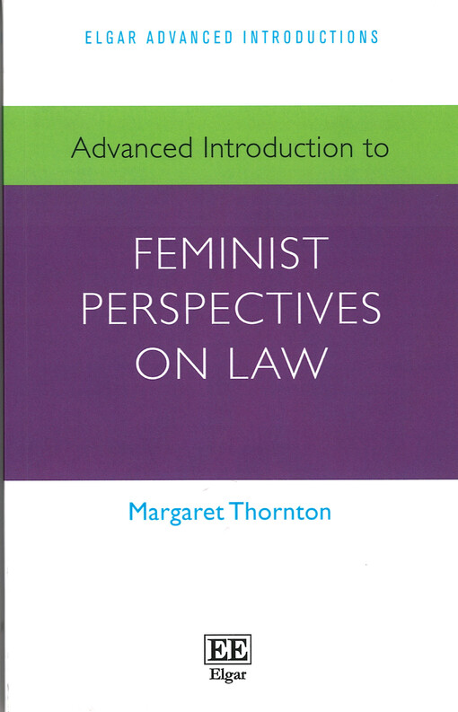 Advanced introduction to feminist perspectives on law