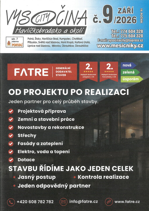 Vysočina city : Havlíčkův Brod a okolí : reklamní a kulturní měsíčník
