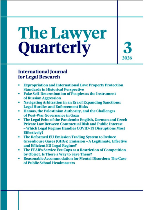 The lawyer quarterly : international journal for legal research