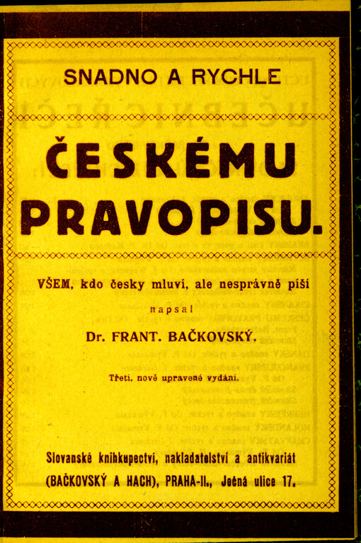 Českému pravopisu snadno a rychle : všem, kdo česky mluví, ale nesprávně píší