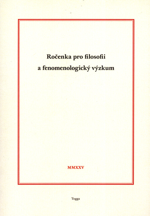 Ročenka pro filosofii a fenomenologický výzkum