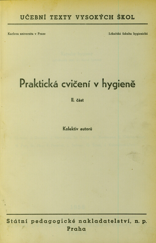 Praktická cvičení v hygieně