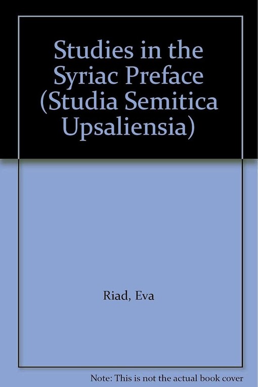 Studies in the Syriac preface