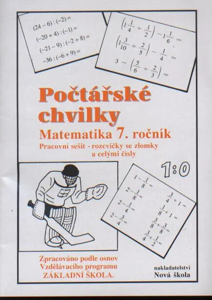 Počtářské chvilky :matematika 7. ročník : pracovní sešit - rozcvičky se zlomky a celými čísly