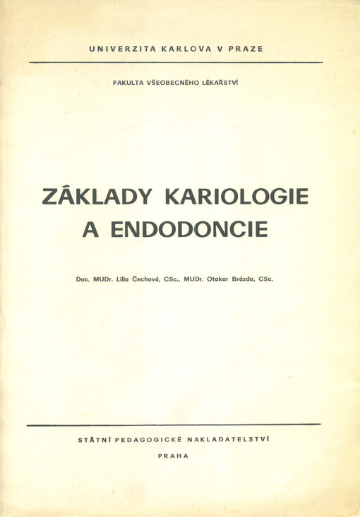 Základy kariologie a endodoncie