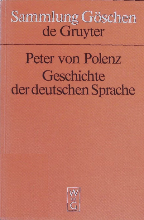 Geschichte der deutschen Sprache