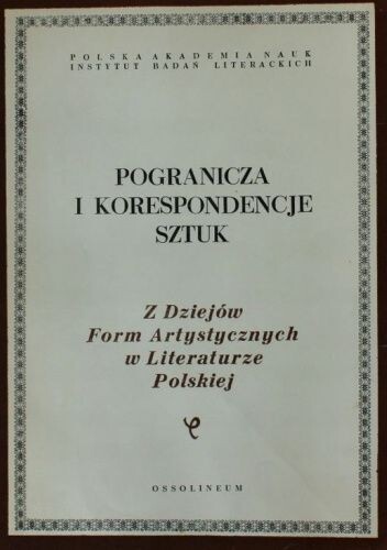 Pogranicza i korespondencje sztuk
