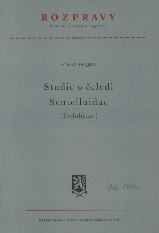 Studie o čeledi Scutelluidae (Trilobitae)