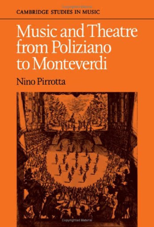Music and theatre from Poliziano to Monteverdi