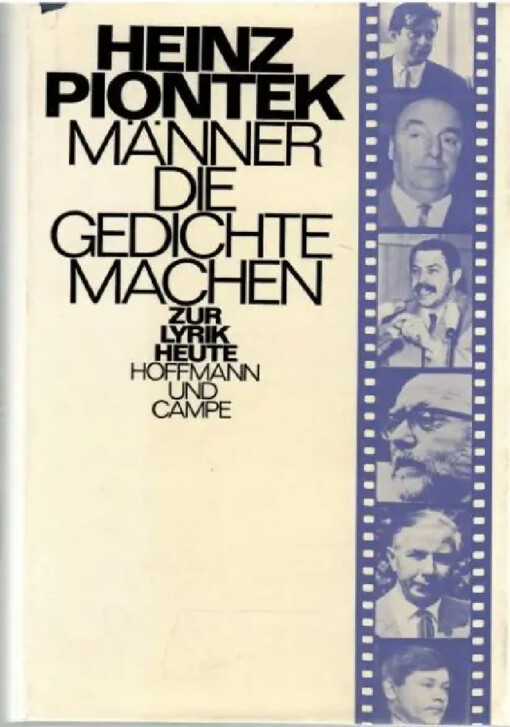 Männer die Gedichte machen :zur Lyrik heute