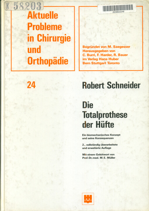 Die Totalprothese der Hüfte