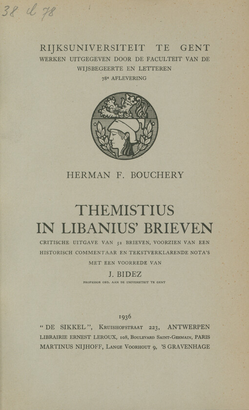Themistius in Libaniens's brieven critische mitgave